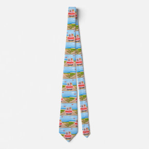 Maltese Dog Valentine's Day Truck Tie