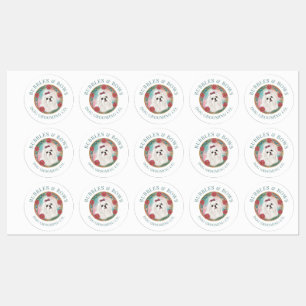 Maltese Dog Waterproof Sticker Sheets