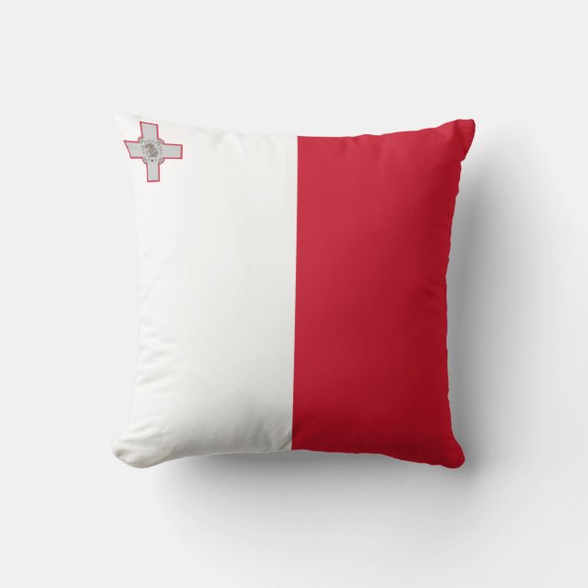 Maltese Flag Cushion (Front)