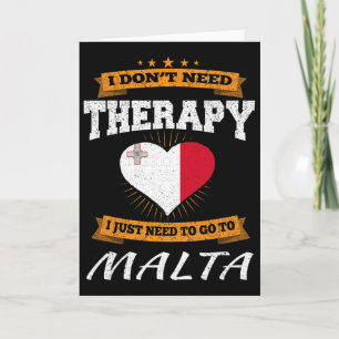 Maltese Flag I Funny Malta Vacation Gift Card