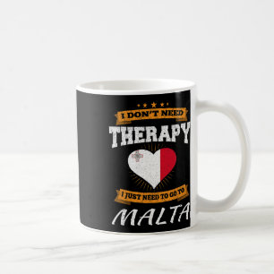 Maltese Flag I Funny Malta Vacation Gift Coffee Mug