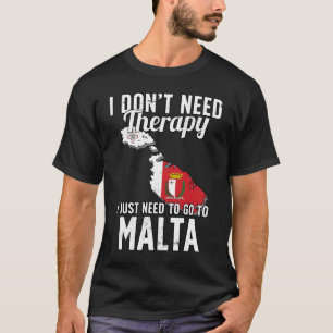 Maltese Flag I Malta Flag I Vacation I Malta T-Shirt