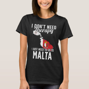 Maltese Flag I Malta Flag I Vacation I Malta T-Shirt