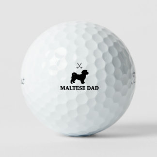 Maltese Golf Dad Titleist Pro V1 Golf Ball Gift