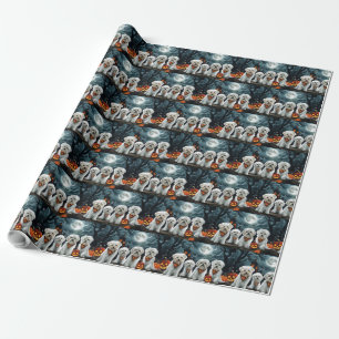 Maltese Halloween Spooky Wrapping Paper