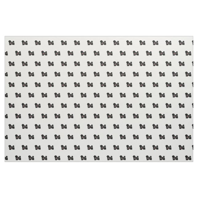 Maltese / Havanese Love Fabric (Yard)