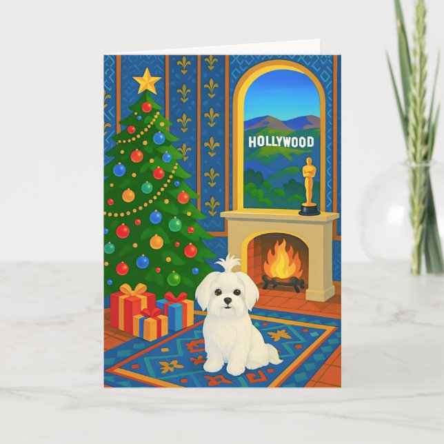 Maltese Holiday Card (Front)