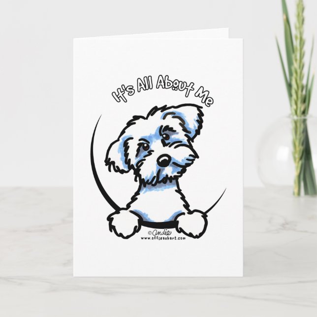 Maltese Its All About Me Card (Front)