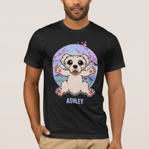 Maltese Kawaii Cute Gift Dog Pet T-Shirt