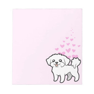 Maltese Love (puppy cut) Notepad