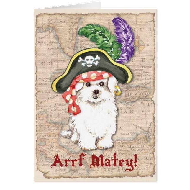 Maltese Pirate Card (Front)
