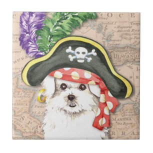 Maltese Pirate Ceramic Tile