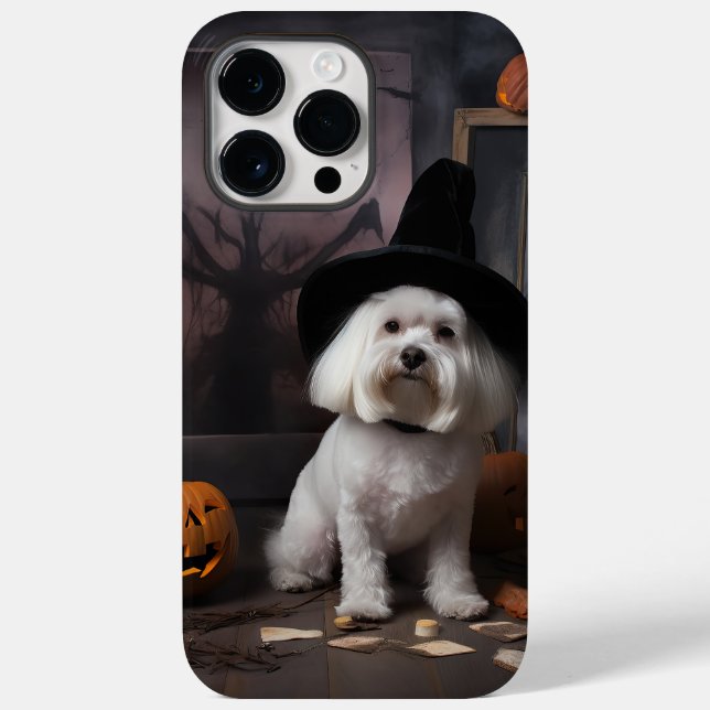 Maltese Pumpkins Halloween Scary  Case-Mate iPhone Case (Back)