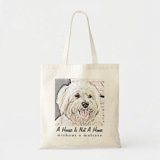 Maltese Puppy Collectable Tote Bag