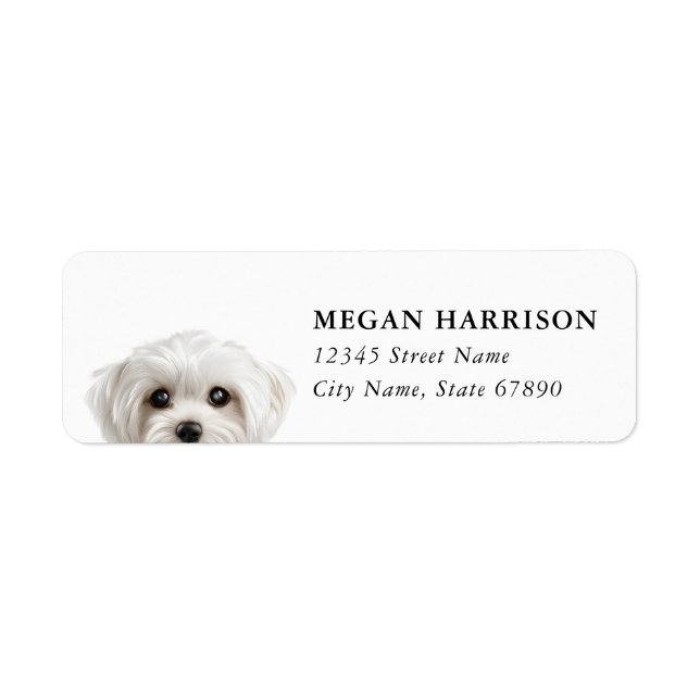 Maltese Return Address Labels (Front)