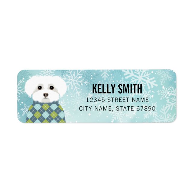 Maltese Return Address Labels (Front)