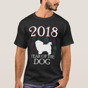 Maltese Shih Tzu Havanese 2018 Year Of The Dog T-Shirt