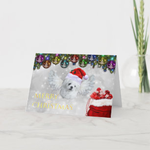 Maltese Wings Christmas Card