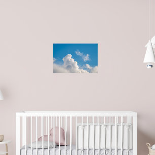 ☁️ Maltese Winter Blue Poster