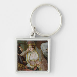 Maltese Women Key Ring