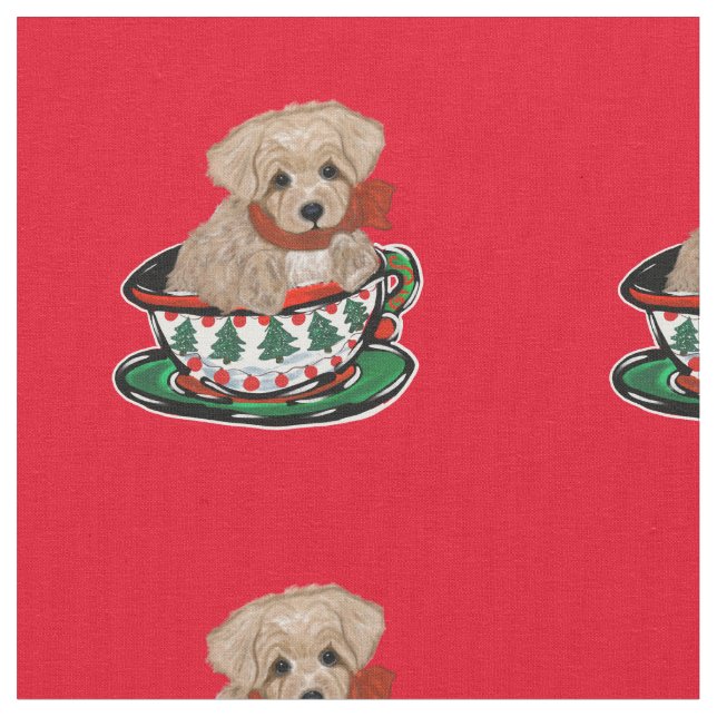 Malti Poo Fabric (Close Up)