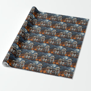 Malti Tzu Halloween Spooky Wrapping Paper