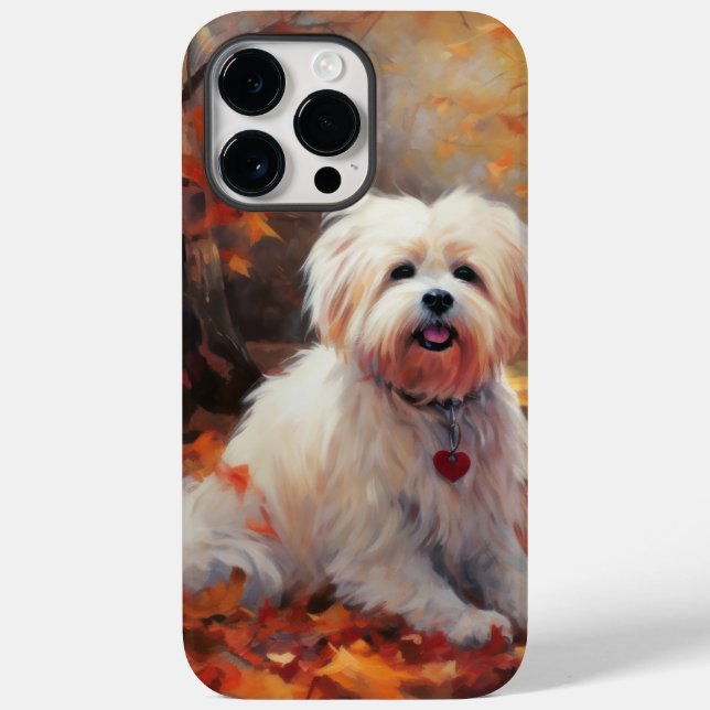 Malti Tzu in Autumn Leaves Fall Inspire Case-Mate iPhone Case (Back)