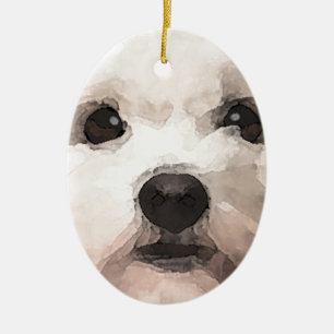Maltipoo Ceramic Ornament