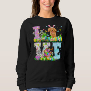 Maltipoo Dog Easter Egg Hunt Funny Love Maltipoo E Sweatshirt