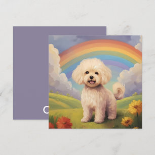 Maltipoo Rainbow Bridge Custom Dog Name Sympathy