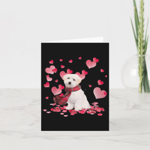 Maltipoo Valentines Day Heart Funny Dog Lover Card