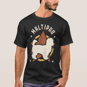 Maltipoo Vintage Retro Classic Dog T-Shirt