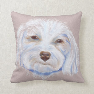 Maltipoo with an Attitude Cushion