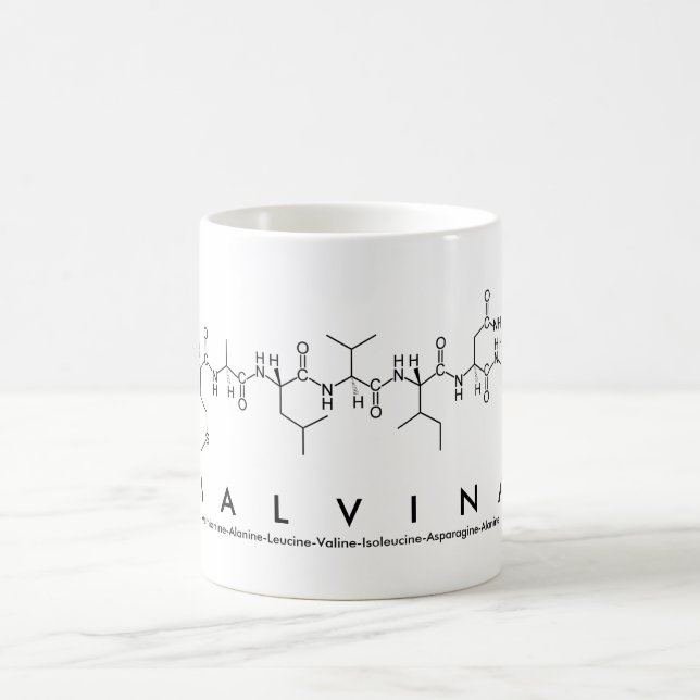 Malvina peptide name mug (Center)