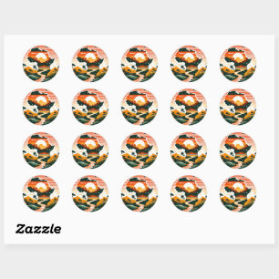 Mama Africa Classic Round Sticker