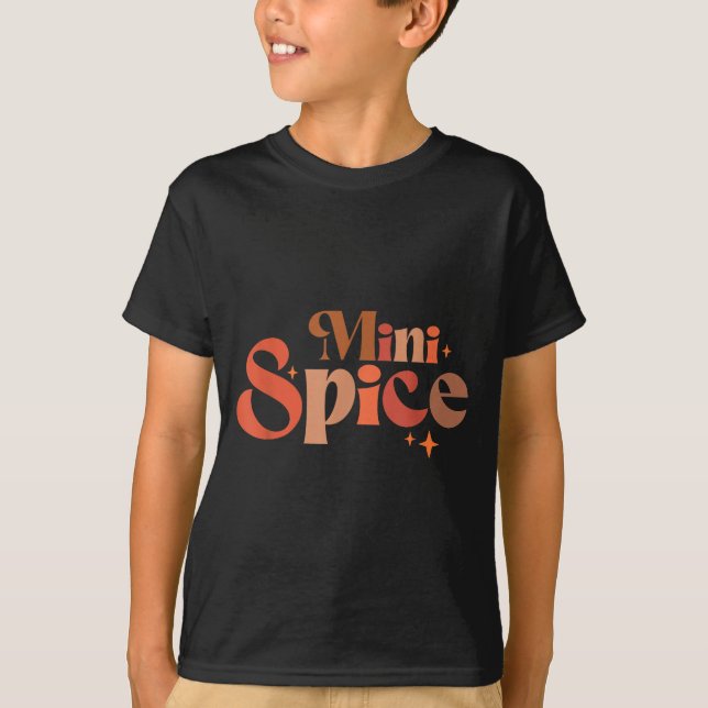 Mama &amp; Mini Pumpkin Sce Autumn Cozy Fall Seaso T-Shirt (Front)
