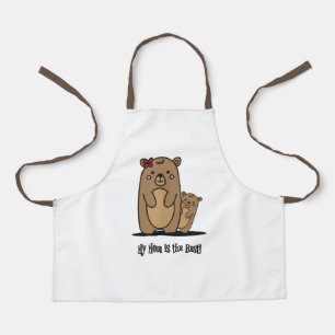Mama and Baby Bear   Best Mum Apron