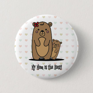Mama and Baby Bear | Best Mum Button