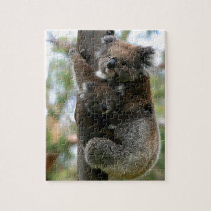 Mama and Baby Koala Jigsaw Puzzle