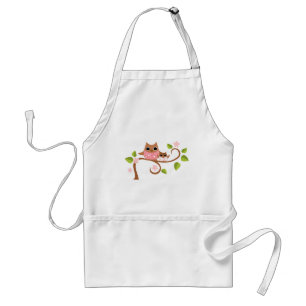 Mama and Baby Owls Standard Apron