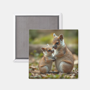Mama And Baby Quokka Life Lessons, Magnet