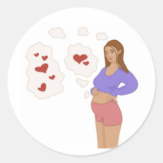 Mama and Baby Sticker - Pregnancy 