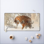 Mama and Baby Tiger Desk Mat<br><div class="desc">Mama and Baby Tiger Personalised Desk Mat This desk mat is as practical as it is stylish. Perfect for writing, typing or crafting, our multifunctional desk mat will brighten up any home office or work area with edge-to-edge dye-sublimation print. Made from durable 3mm thick neoprene material, it features an anti-slip...</div>