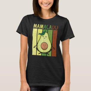 Mama Avocado Mum Funny Avocado Mamacado Yoga Vinta T-Shirt