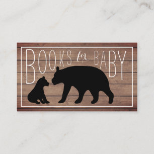 Mama + Baby Bear Book Request Enclosure Card