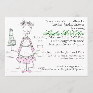 Mama Bakes - Kitchen Bridal Shower Invitation