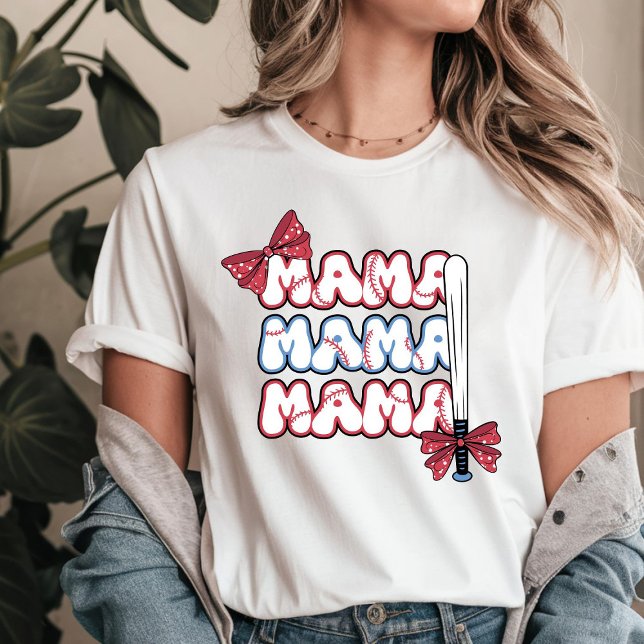 Mama Baseball T-Shirt (Creator Uploaded)
