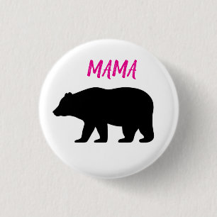 Mama Bear 3 Cm Round Badge
