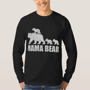 Mama Bear 3 Cubs Mama Bear Mum 3 Kid T-Shirt
