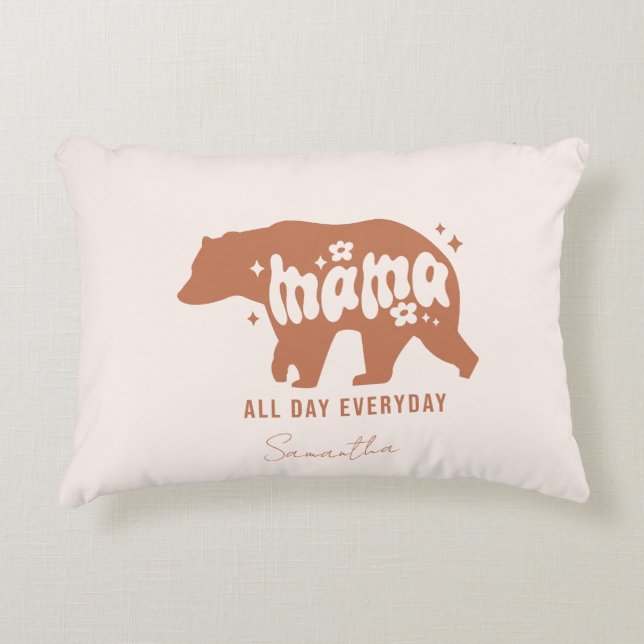 Mama Bear - All Day Everyday Decorative Cushion (Front)